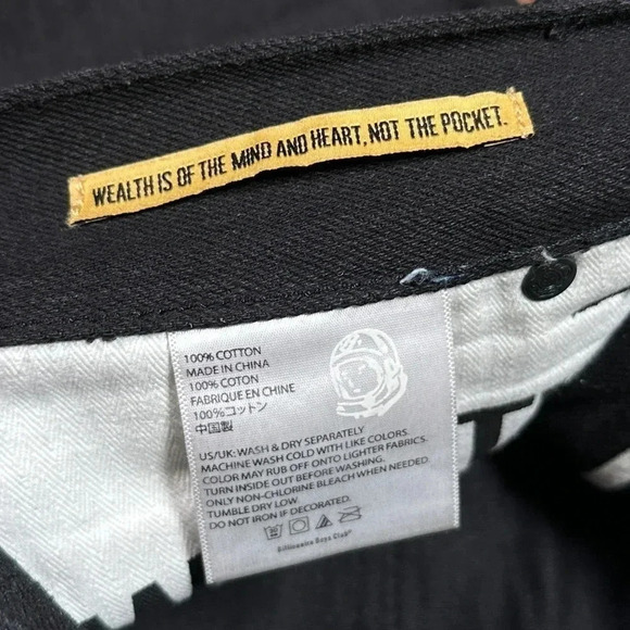 Billionaire Boys Club Black Jean Shorts - Picture 8 of 11